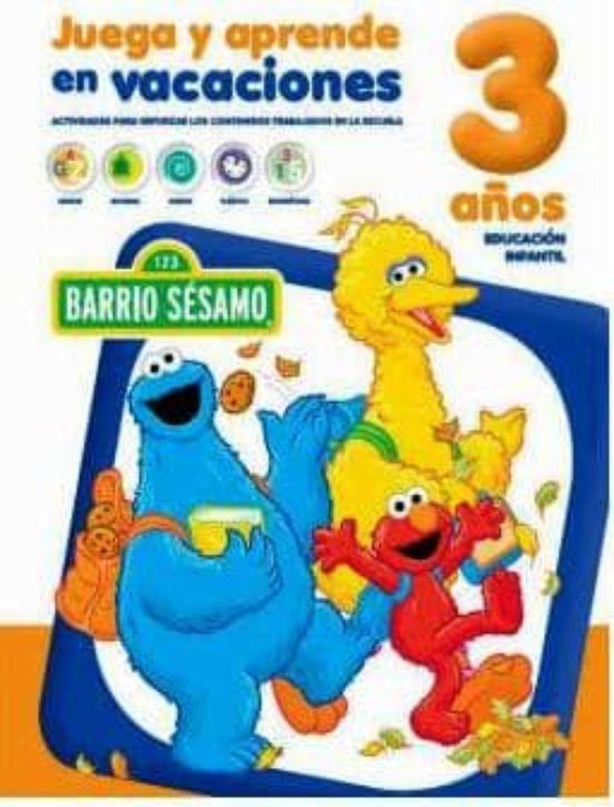 Juega Y Aprende En Vacaciones 3 Años Barrio Sesamo
