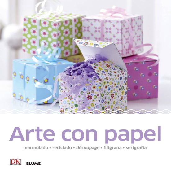 Arte Con Papel Marmolado Reciclado Découpage Filigrana Serigrafía
