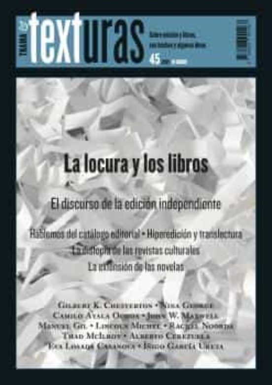 Texturas 45: La Locura Y Los Libros