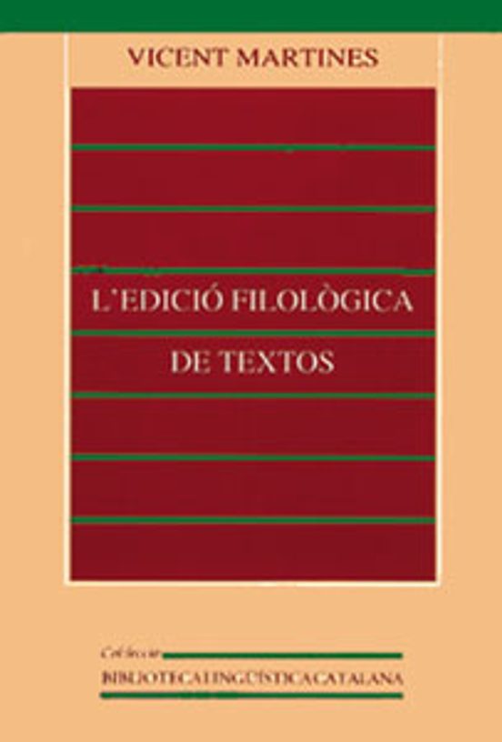 Ledicio Filologica De Textos