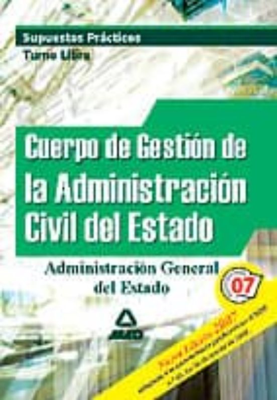 Cuerpo De Gestion De La Administracion Civil Del Estado. Supuesto S Pr