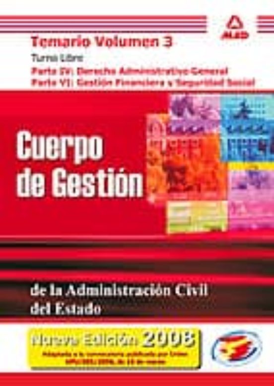 Cuerpo Gestion De Administracion Civil Estado: Temario Turn