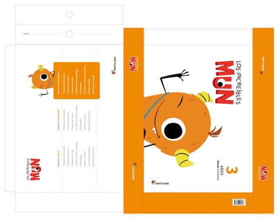 Carpeta Infantil 3 Años Tercer Trimestre Los Increibles Mun Cast Ed 20
