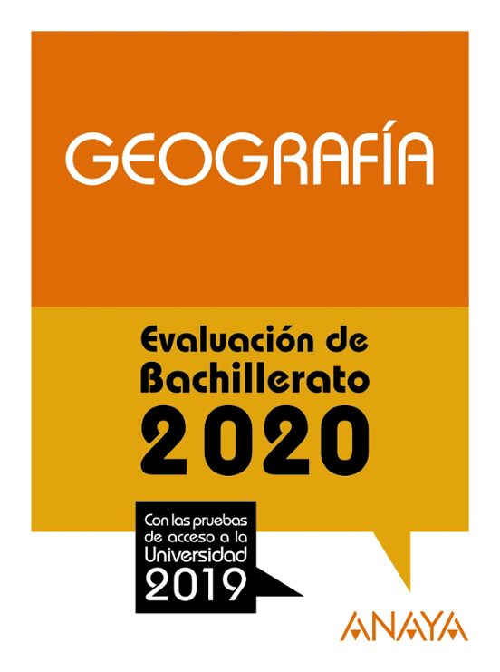 Geografia: Evaluacion De Bachillerato 2020 - Prueba Acceso Universidad