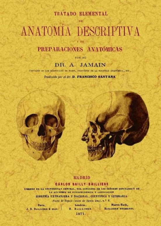 Tratado Elemental De Anatomia Descriptiva Y De Preparaciones Anat Omic