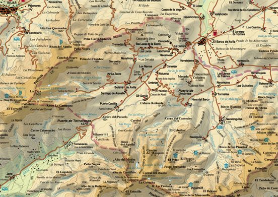 P. N. Sierra De Gredos 1:135.000 Y 1:25.000