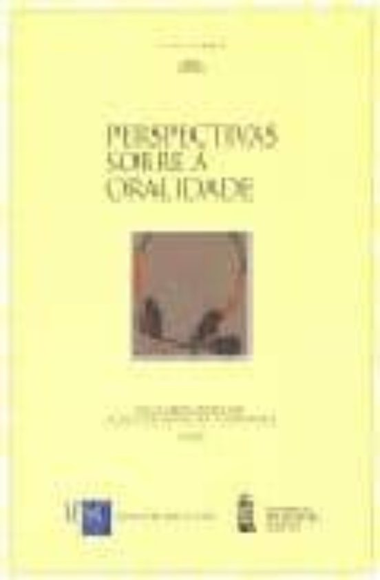 Perspectivas sobre a oralidade