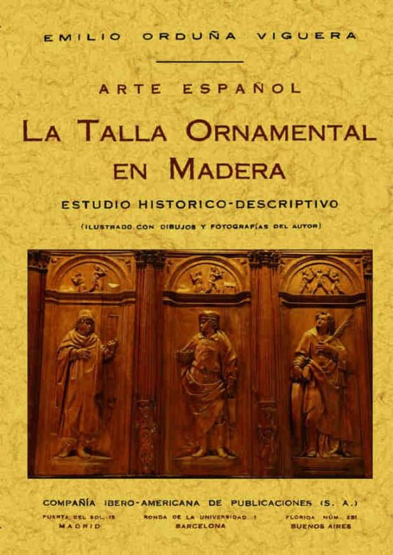 Arte Español: Talla Ornamental En Madera