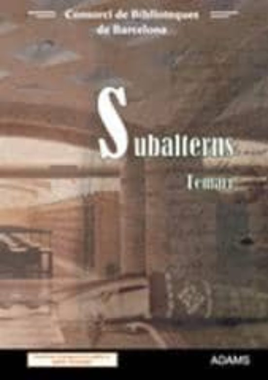 Temari Subalterns Consorci Biblioteques Barcelona