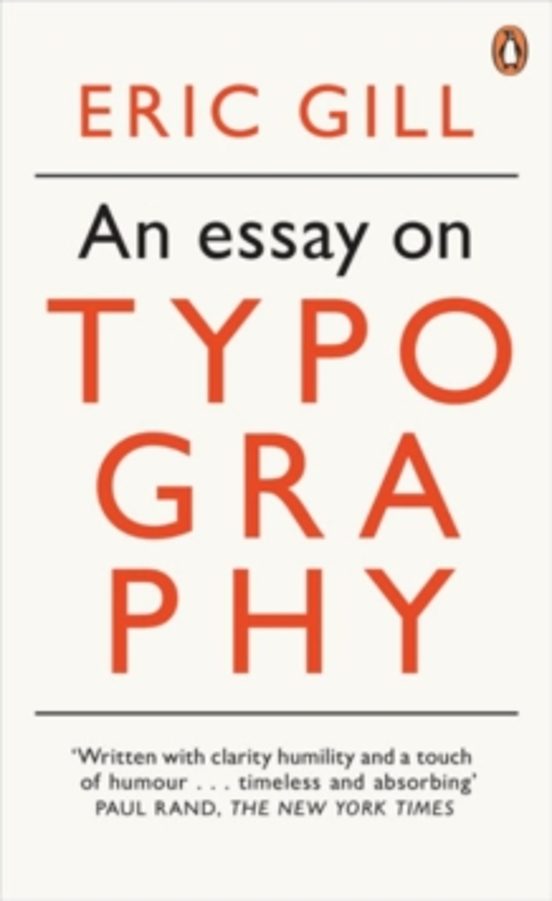 An Essay On Typography