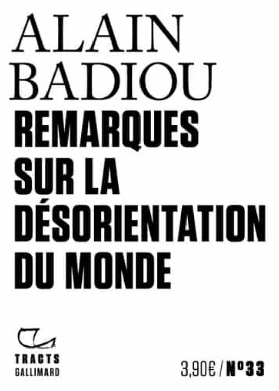 Remarques Sur La Désorientation Du Monde