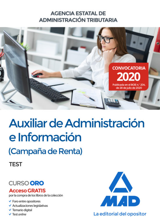 Auxiliar De Administración E Información De La Agencia Estatal De Administración Tributaria. Test