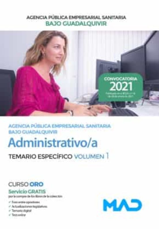 Administrativo/a De La Agencia Pública Empresarial Sanitaria Bajo Guadalquivir. Temario Específico Volumen 1