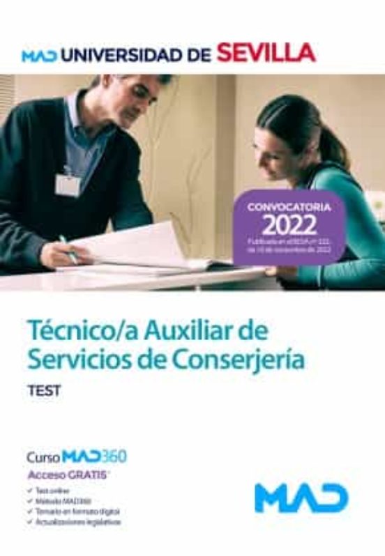Técnico/a Auxiliar De Servicios De Conserjería De La Universidad De Sevilla. Test