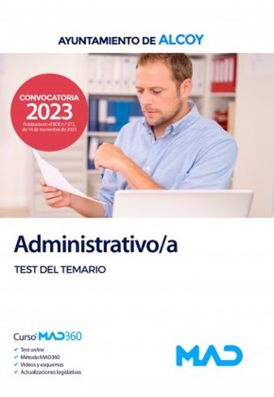 Administrativo/a Del Ayuntamiento De Alcoy. Test Del Temario