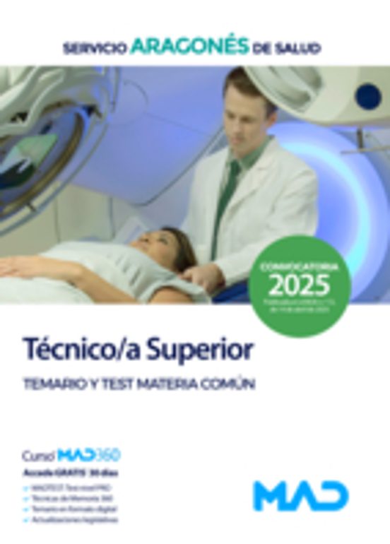 Técnico Superior Del Servicio Aragonés De Salud . Temario Mater