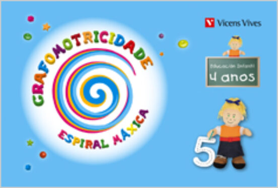 Grafomotricidade. Espiral Máxica. 4 Anos