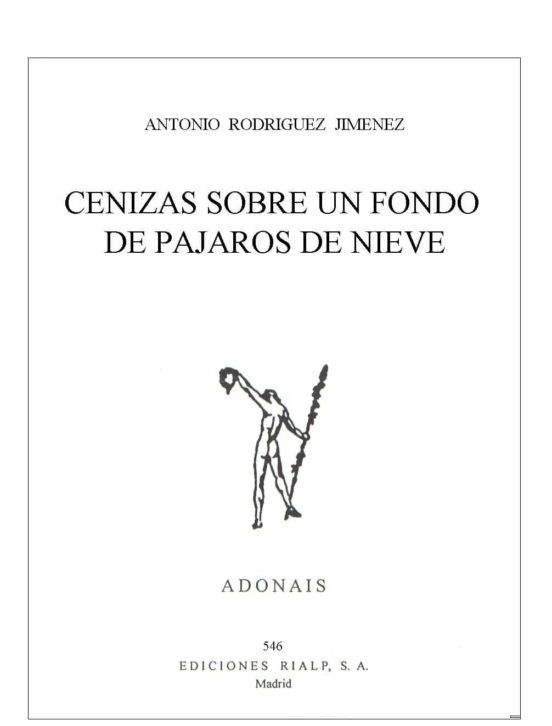 Cenizas Sobre Un Fondo De Pájaros De Nieve