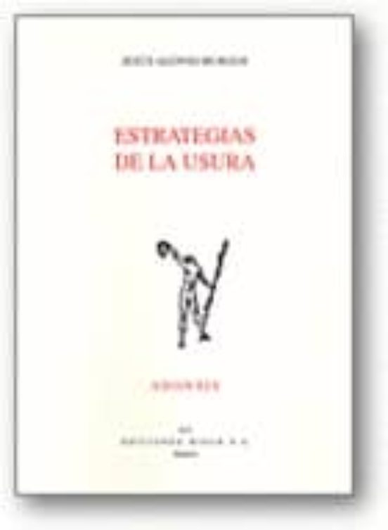 Estrategias De La Usura