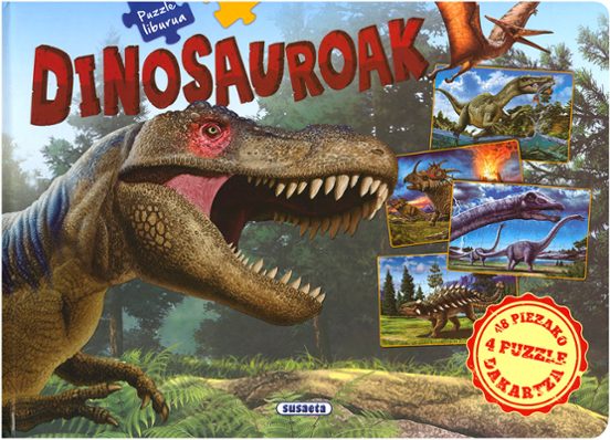 Dinosauroak - Puzzle Liburua