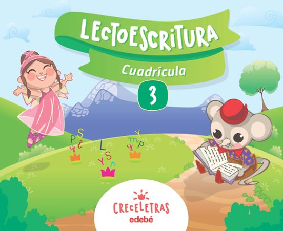 Lectoescritura Cuaderno 3. 3/5 Años Cuadricula Castellano