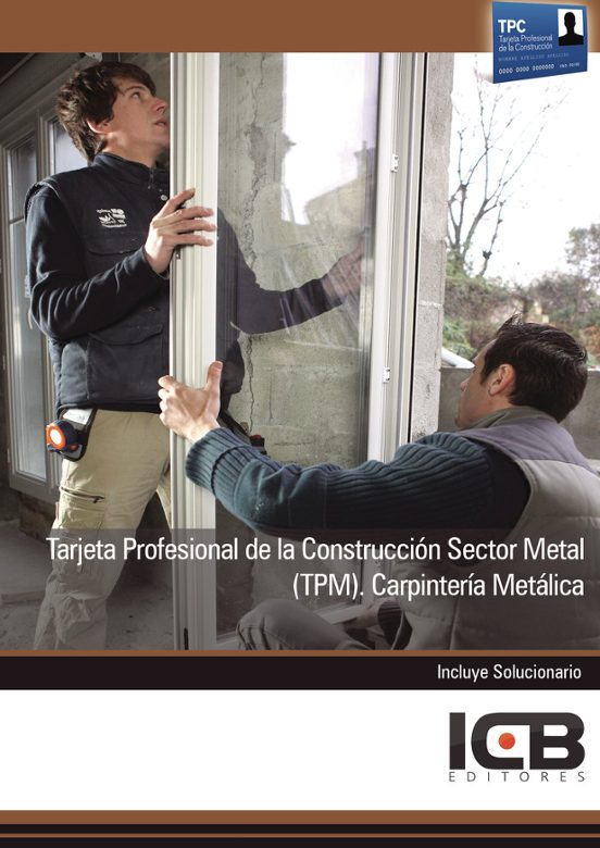 Tarjeta Profesional De La Construcción Sector Metal . Carpin Terí