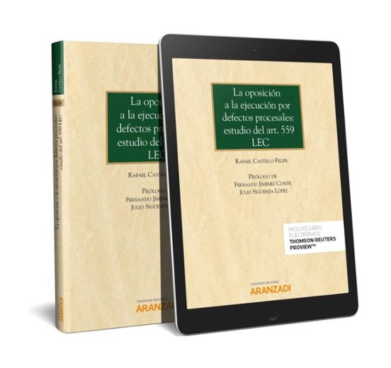 La Oposición A La Ejecución Procesales: Estudio Del Art. 559 Lec