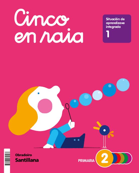 Globalizado Lingua 2º Educacion Primaria Cinco en Raia Pauta Galicia e