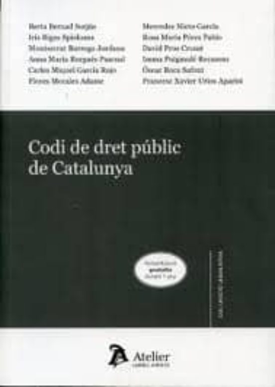 Codi De Dret Públic De Catalunya
