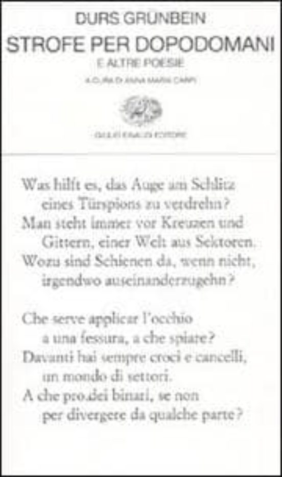 Strofe per Dopodomani