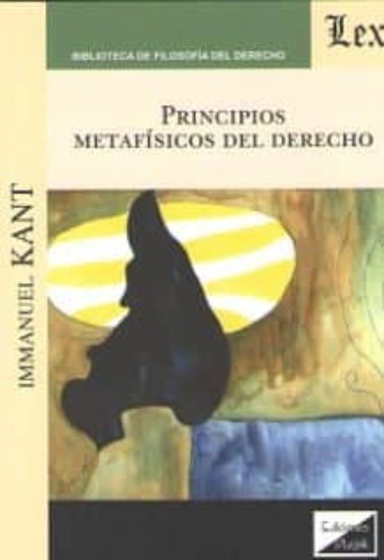 Principios Metafisicos Del Derecho