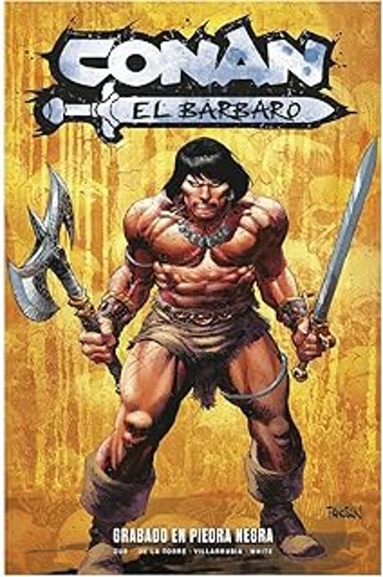 Conan El Bárbaro. Grabado En Piedra Negra Marvel Premiere