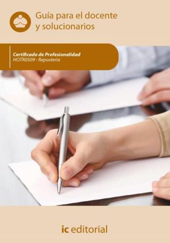 Hotr0509 Repostería. - Guía Para El Docente Y Solucionarios