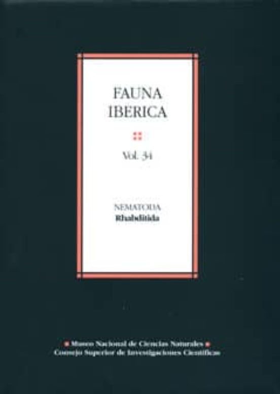 Fauna Iberica. Vol. 34: Nematoda Rhabditida
