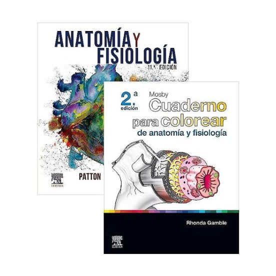 Lote Anatomia Y Fisiologia: Patton+mosby Cuaderno De Colorear Anatomía