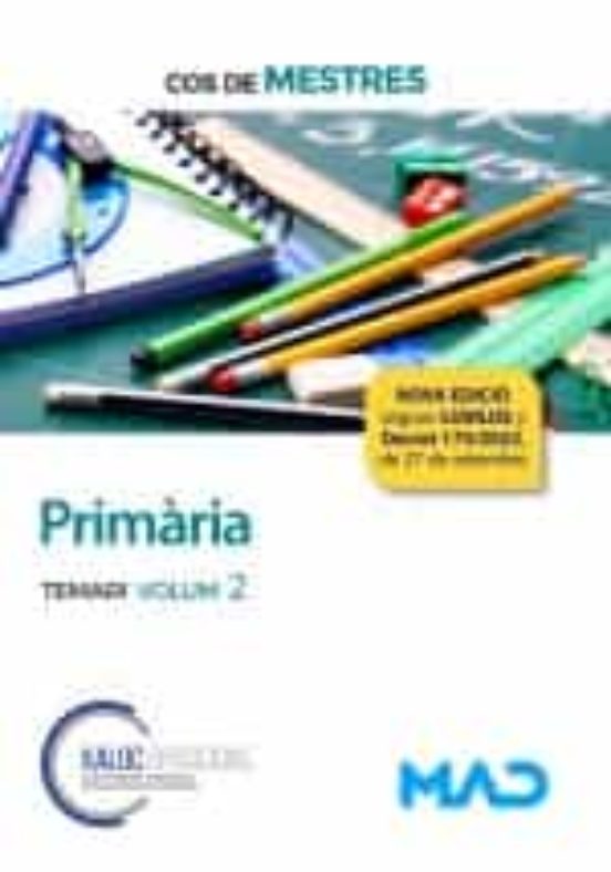 Cos De Mestres. Primaria. Temari Volum 2