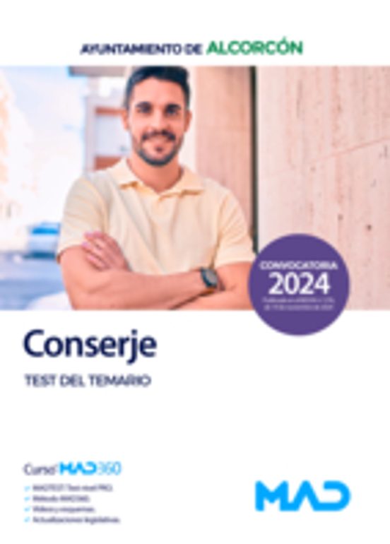 Conserje/Conserje Correturnos Del Ayuntamiento De Alcorcón. Test Del Temario