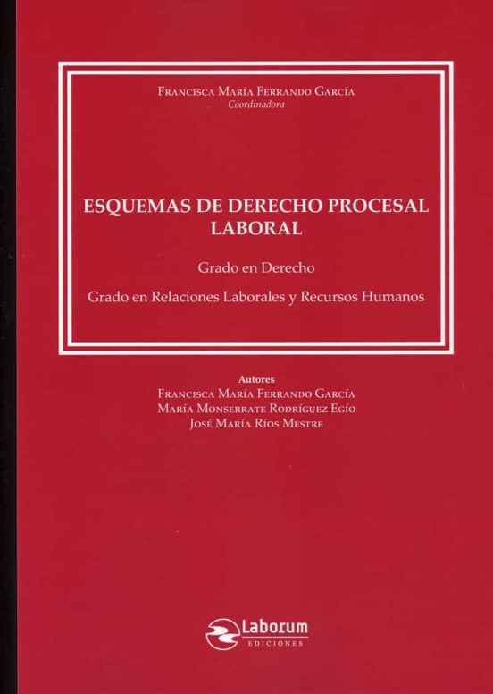 Esquemas De Derecho Procesal Laboral. Grado En Derecho. Grado En Relac