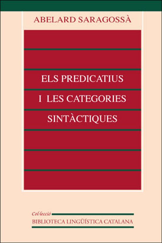 Predicatius I Les Categories Sintàctiques Els