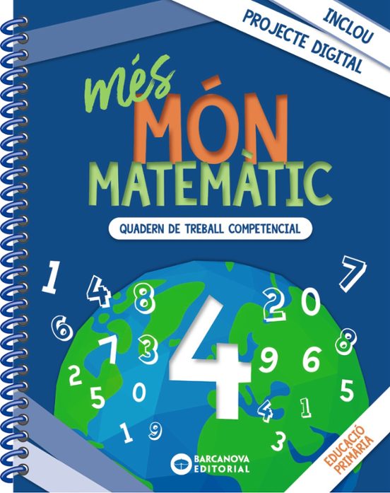 Més Món Matemàtic 4º Educacio Primaria Quadern Cataluña / Islas Balear