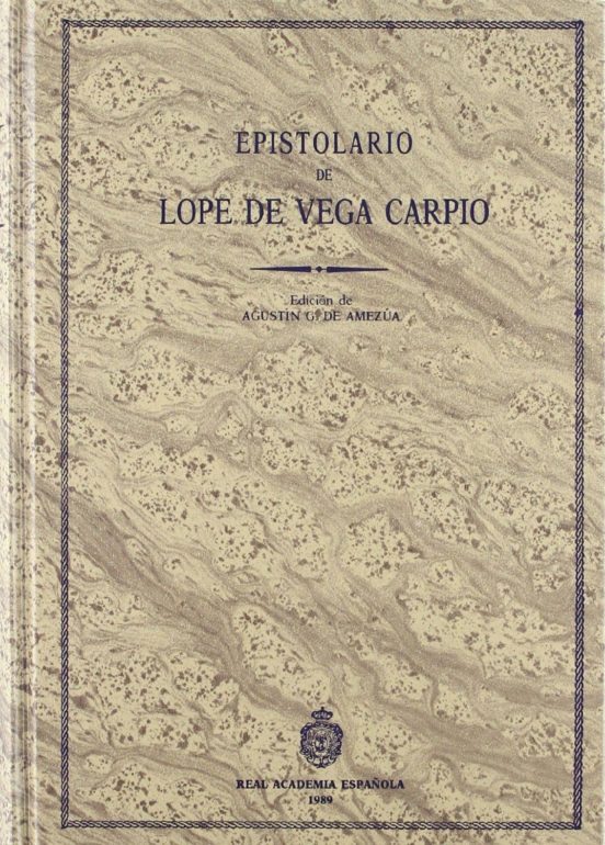 Epistolario De Lope De Vega