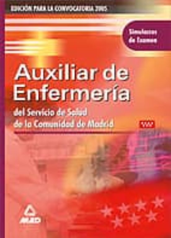 Auxiliar De Enfermeria Del Servicio De Salud De La Comunidad De M Adri