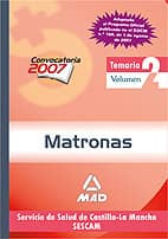 Temario Matronas Del Servicio De Salud De Castilla-la Mancha