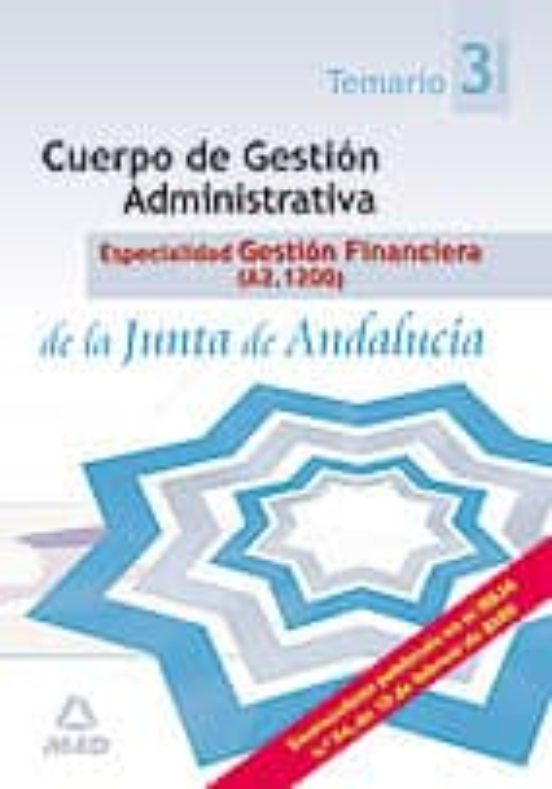 Cuerpo Gestion Administrativa Espcialidad Gestion Financiera De La Jun