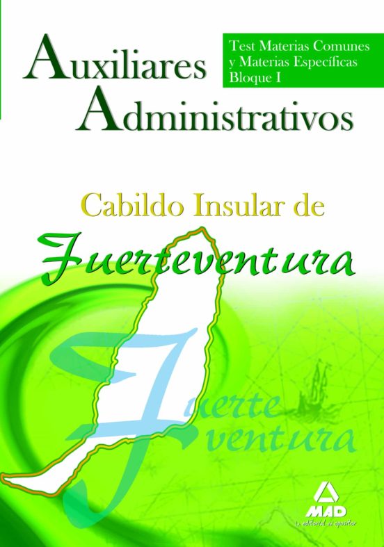 Auxiliares Administrativos Del Cabildo Insular De Fuerteventura. Test