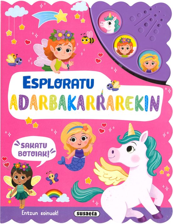 Esploratu Adarbakarrarekin. Sakatu Botoiak!