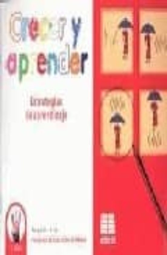 Crecer Y Aprender: Estrategias De Aprendizaje. 3 Años Programa De Educ