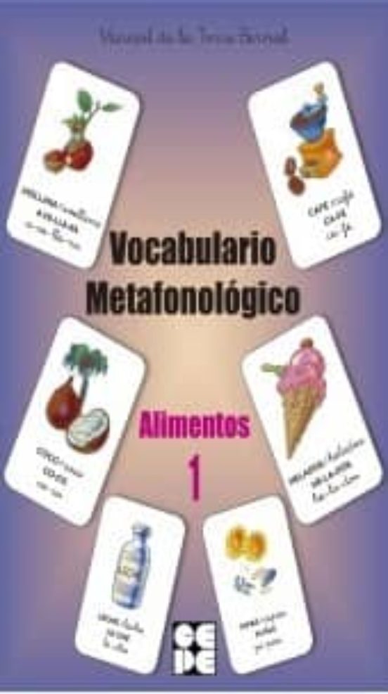 Vocabulario Metafonológico - Alimentos 1