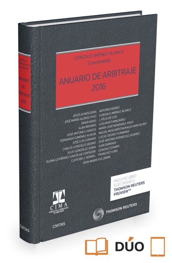 Anuario De Arbitraje 2016
