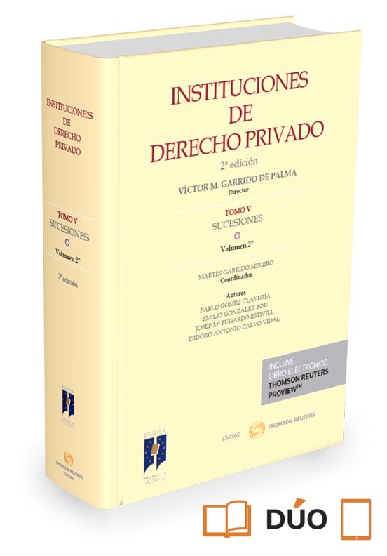 Instituciones de Derecho Privado Tomo V Vol. 2º